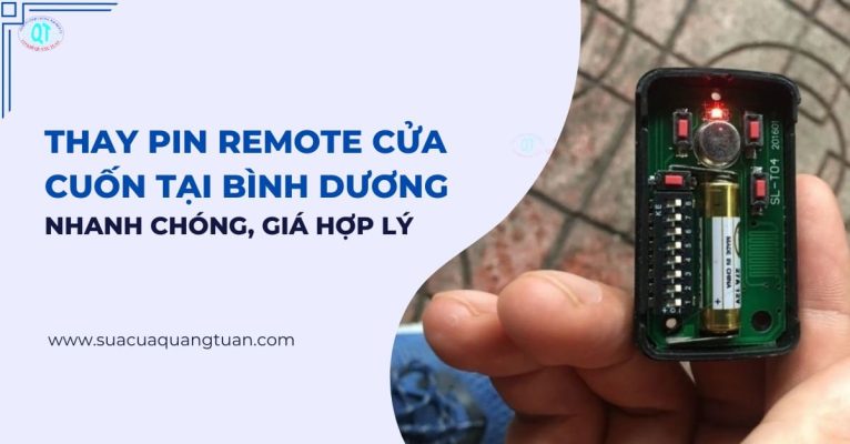 Thay Pin Remote Cửa Cuốn Tại Bình Dương Nhanh Chóng, Giá Hợp Lý