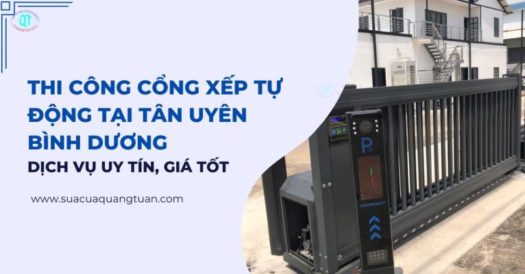Thi Công Cổng Xếp Tự Động Tại Tân Uyên Bình Dương Dịch Vụ Uy Tín, Giá Tốt