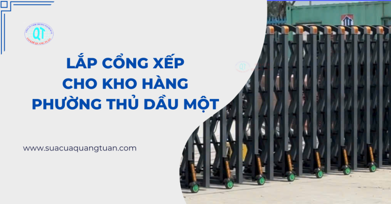 cổng xếp cho kho hàng Thủ Dầu Một