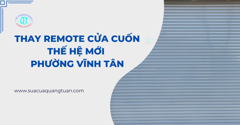 thay remote cửa cuốn