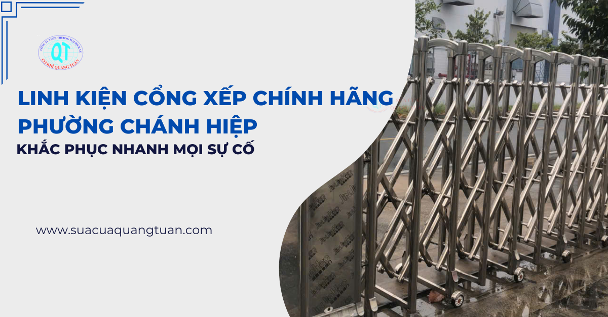 linh kiện cổng xếp