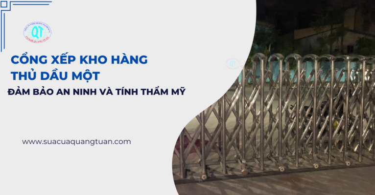 cổng xếp kho hàng Thủ Dầu Một