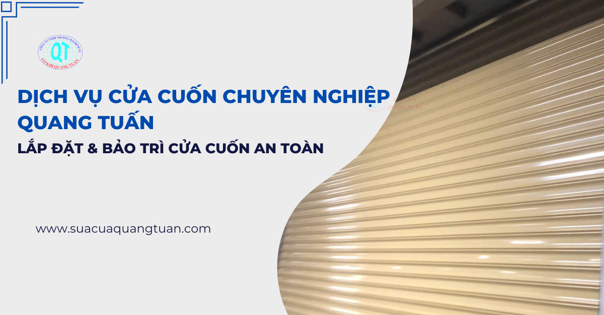 dịch vụ cửa cuốn chuyên nghiệp