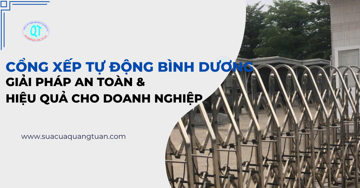 cổng xếp tự động Bình Dương