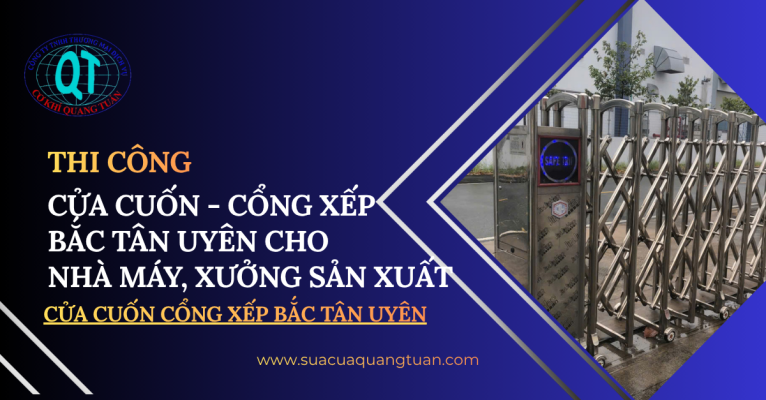 cửa cuốn cổng xếp Bắc Tân Uyên