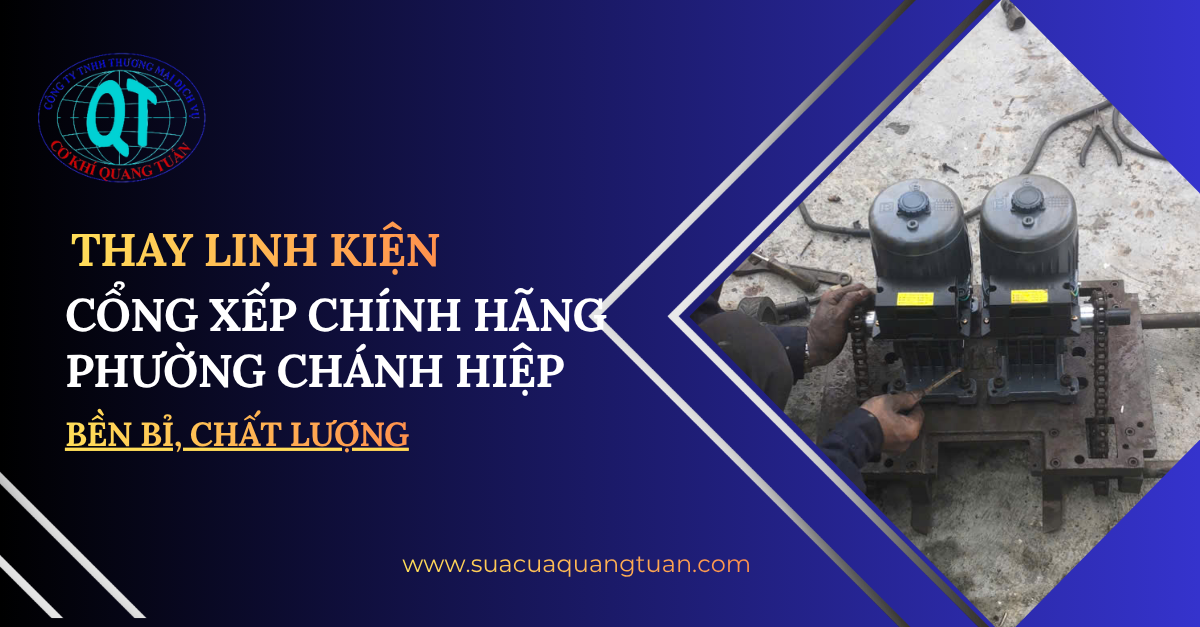 linh kiện cổng xếp