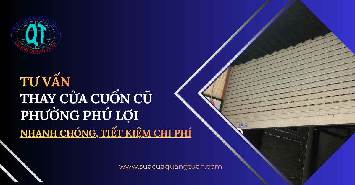 thay cửa cuốn cũ