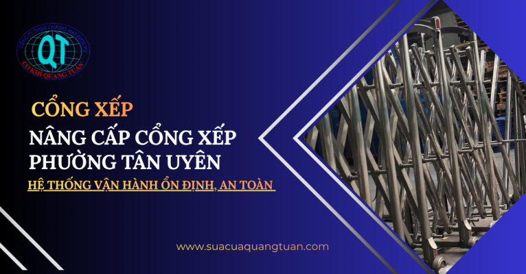 nâng cấp cổng xếp phường tân uyên
